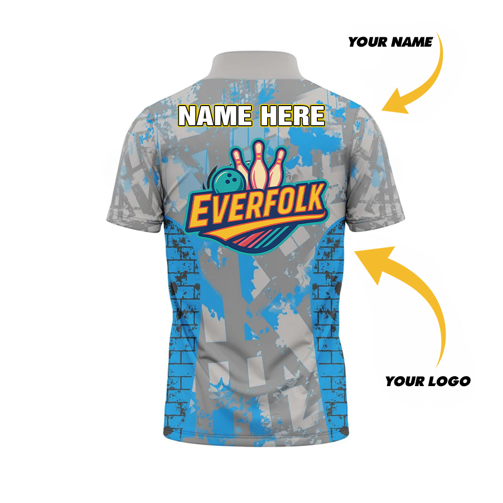 Custom Logo And Name Grey Royal Jersey