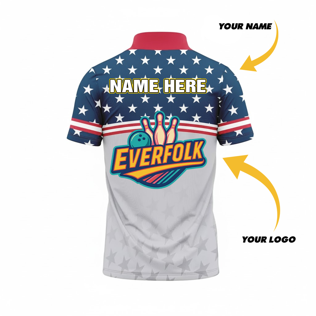 Custom Logo And Name Flag Jersey