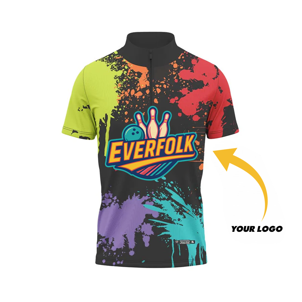 Custom Logo And Name Splatter Jersey