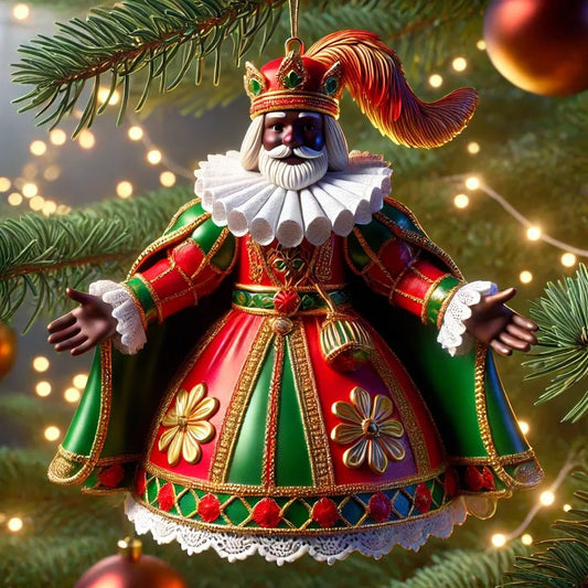 Baroque Christmas King – regal ornament