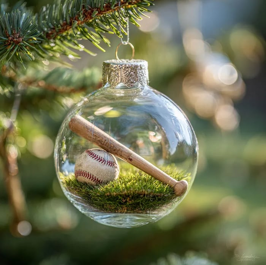 Baseball Holiday Ornament