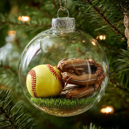 Baseball Holiday Ornament