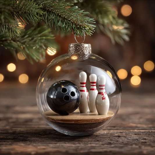 Bowling Holiday Ornament