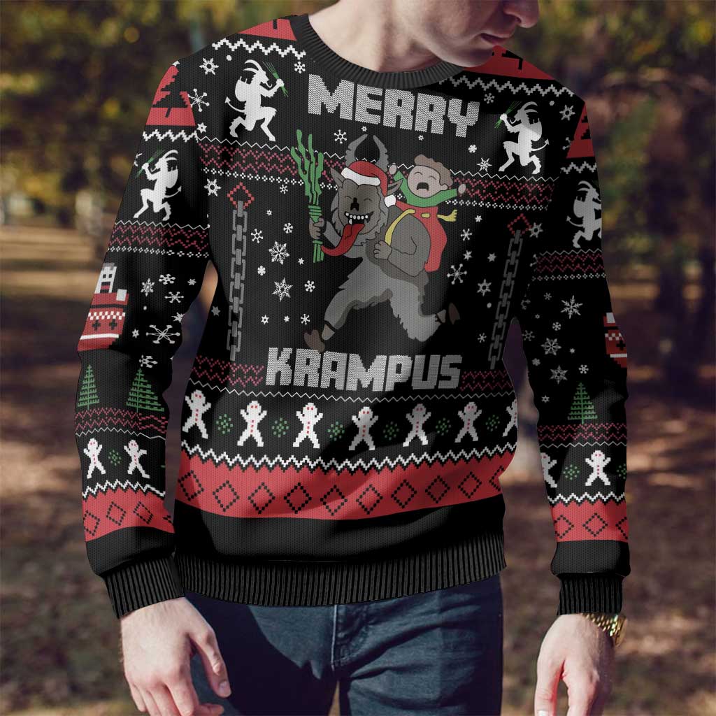 Merry Krampus Ugly Christmas Sweater Christmas Gifts - Wonder Print Shop