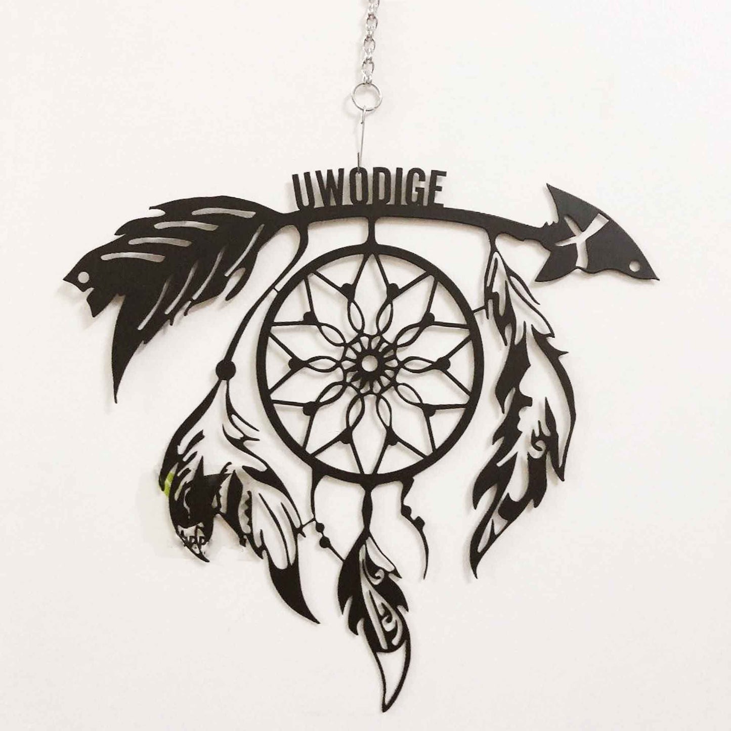 Custom Name Tribal Dream Catcher Metal Wall Art