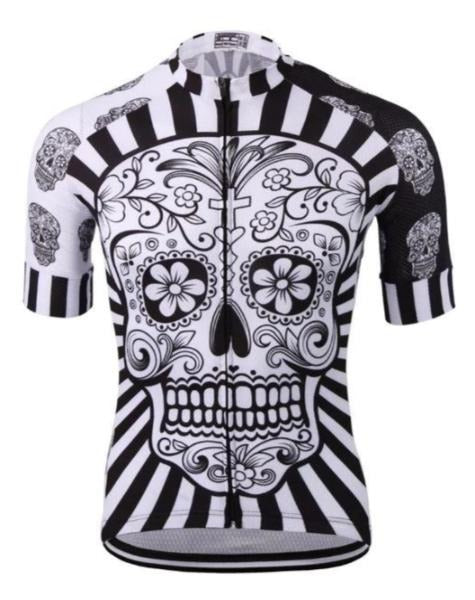 Black Skull Cycling Jersey