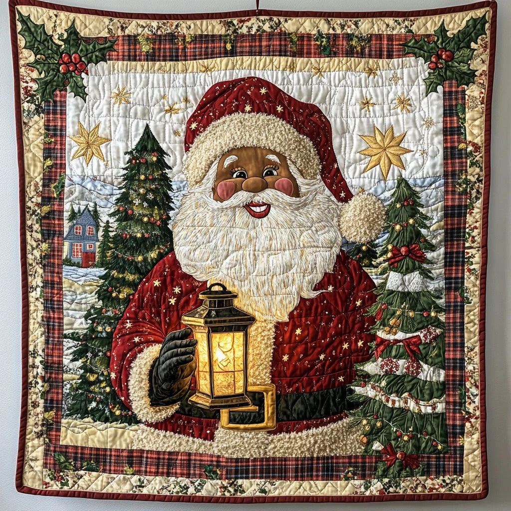 Whimsical Black Santa