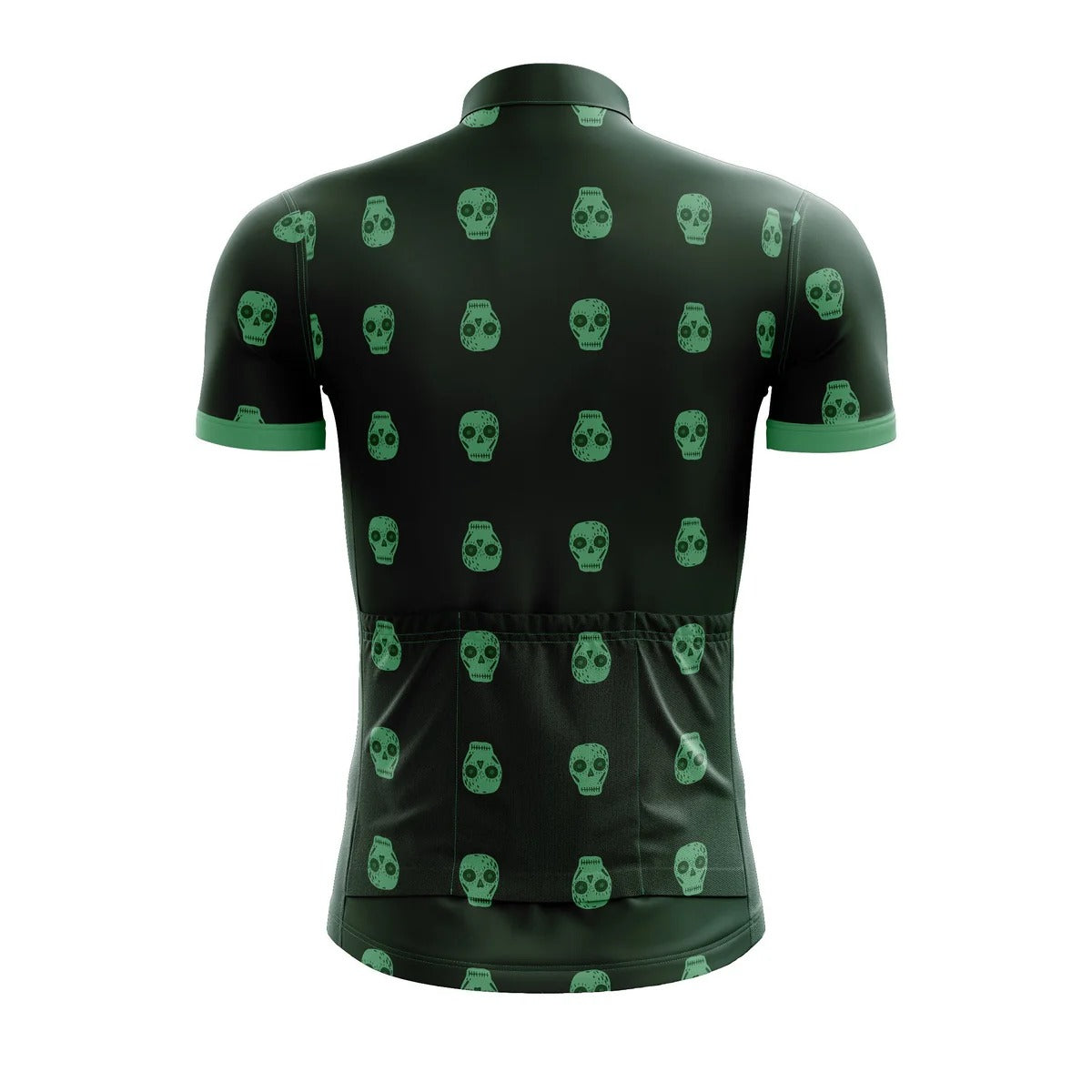 Green Skull Cycling Jersey