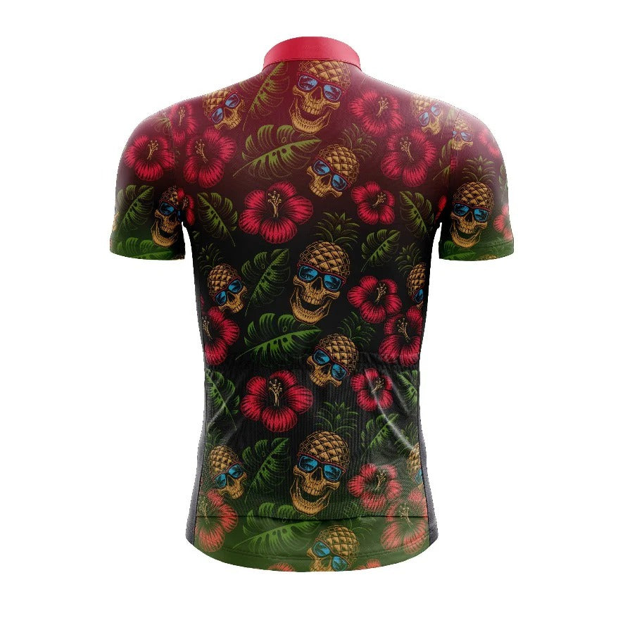 Pineapple Skull Hawaiian Cycling Jersey