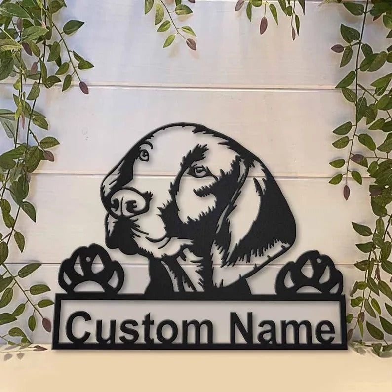 Personalized Hungarian Vizsla Dog Metal Sign Art