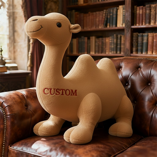 🐫 Personalized Camel Plush – Custom Name Stuffed Animal Gift for Kids