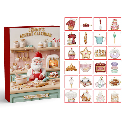 Christmas Baking Advent Calendar - Personalized Custom Acrylic Blind Box
