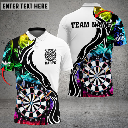 Darts Smoke Pattern Personalized Name Shirt