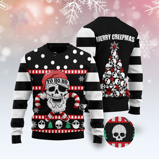 Skull Creepmas Ugly Christmas Sweater