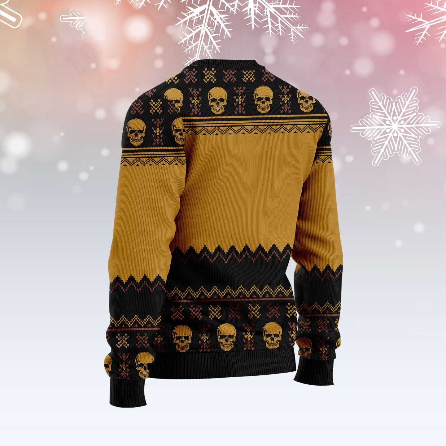 Skull Very Scary Xmas Ugly Christmas Sweater