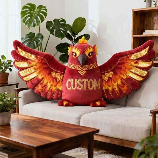 Custom Phoenix Plush – Majestic Fire Bird Personalized Gift