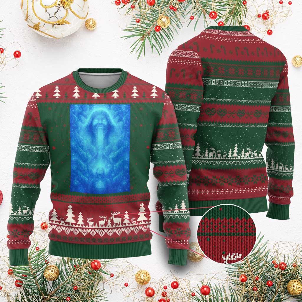 Divine 67 Meme Ugly Christmas Sweater Celestial Mason 6 7 Spiritual Six Seven Angelcore