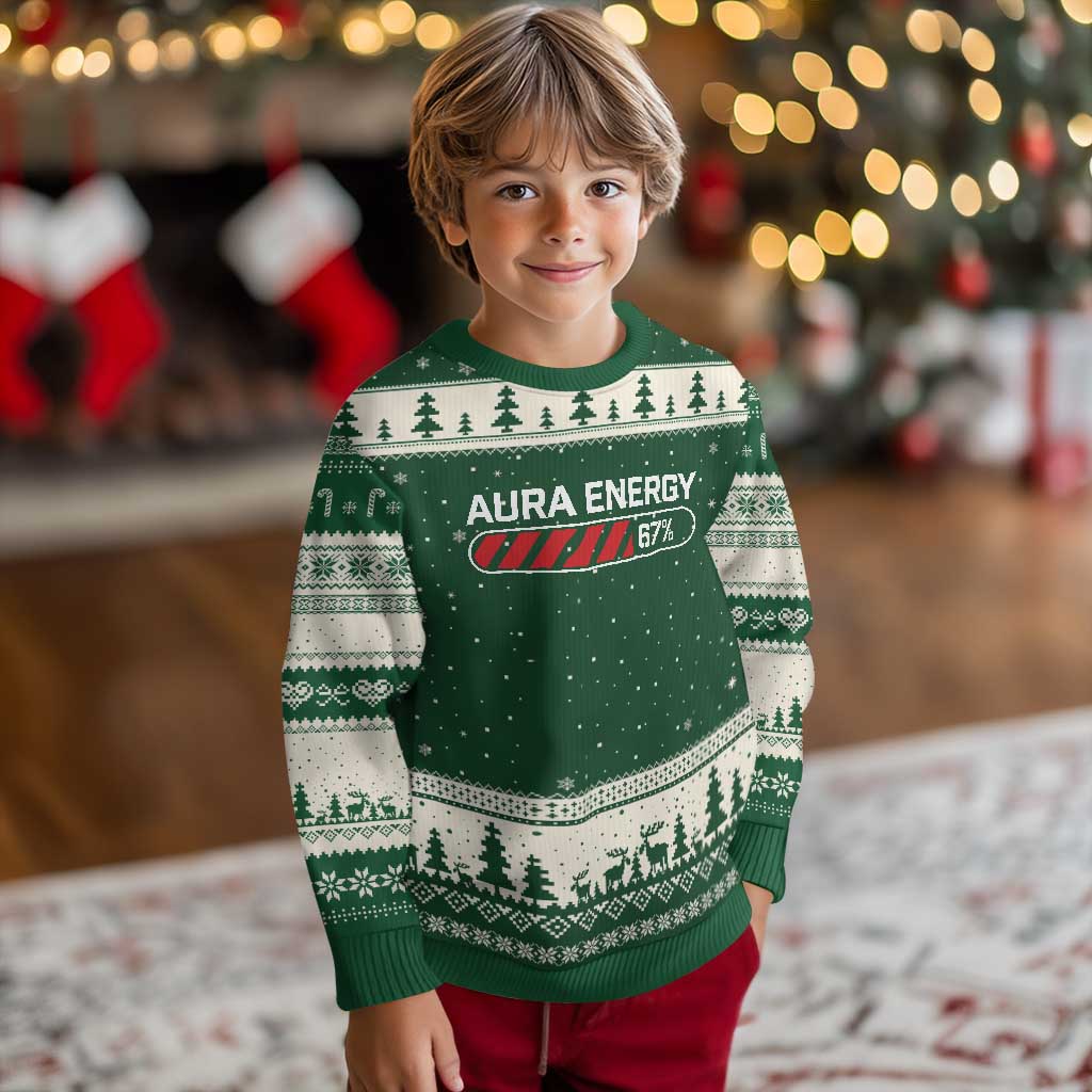 Funny Six Seven Ugly Christmas Sweater Aura Energy at 67 Meme Gen Alpha Slang