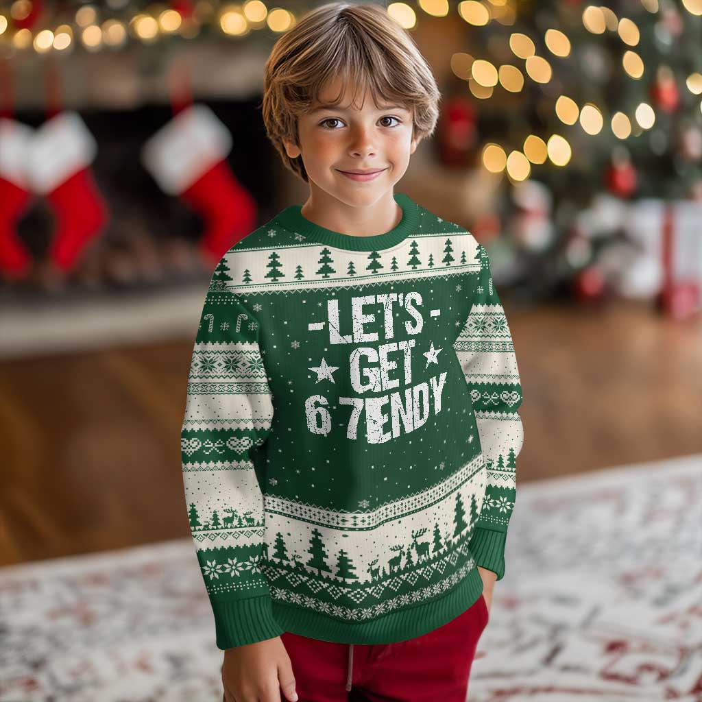 Lets Get Sendy 67 Six Seven Meme Alpha Slang Ugly Christmas Sweater - Wonder Print Shop
