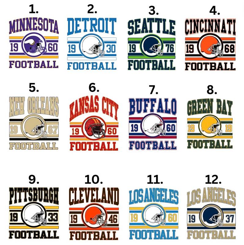 Vintage Football Collection, Gift Fans, For Women, For Men.