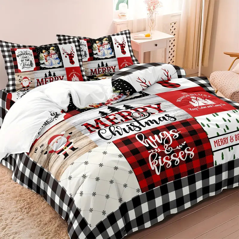 [Christmas Bedding Set] Contemporary Christmas Bedding Set