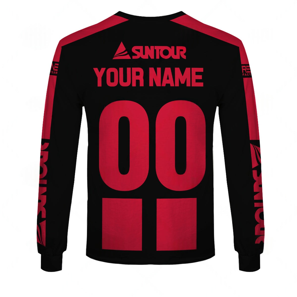 Personalize BMX Redline Bicycle factory Team Classic Vintage Retro Black Baseball Shirt