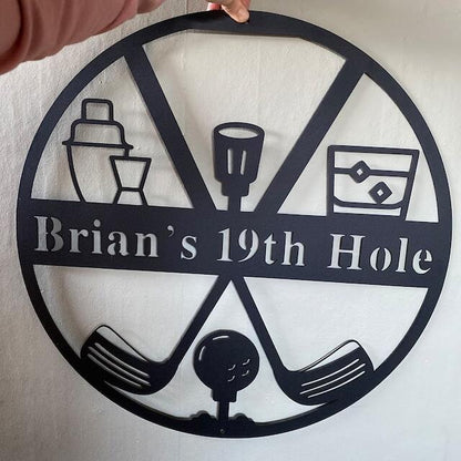 Golf Gifts for Men, Personalized Golf Sign