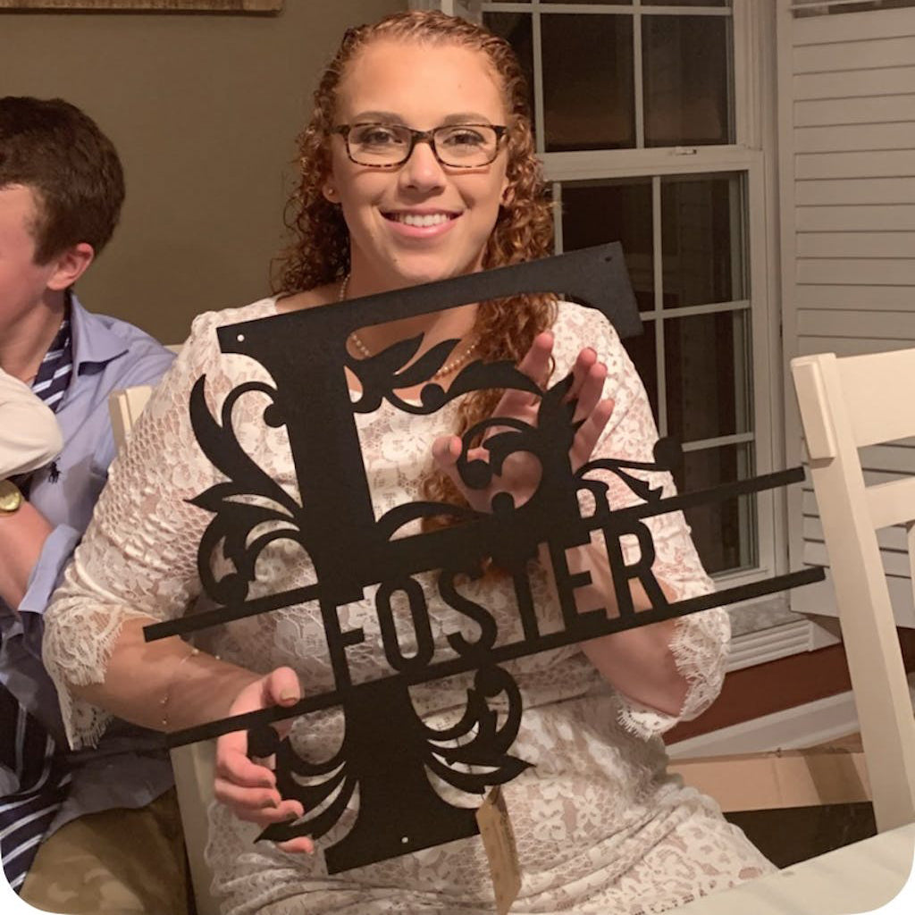 Personalized Metal Letters Gift