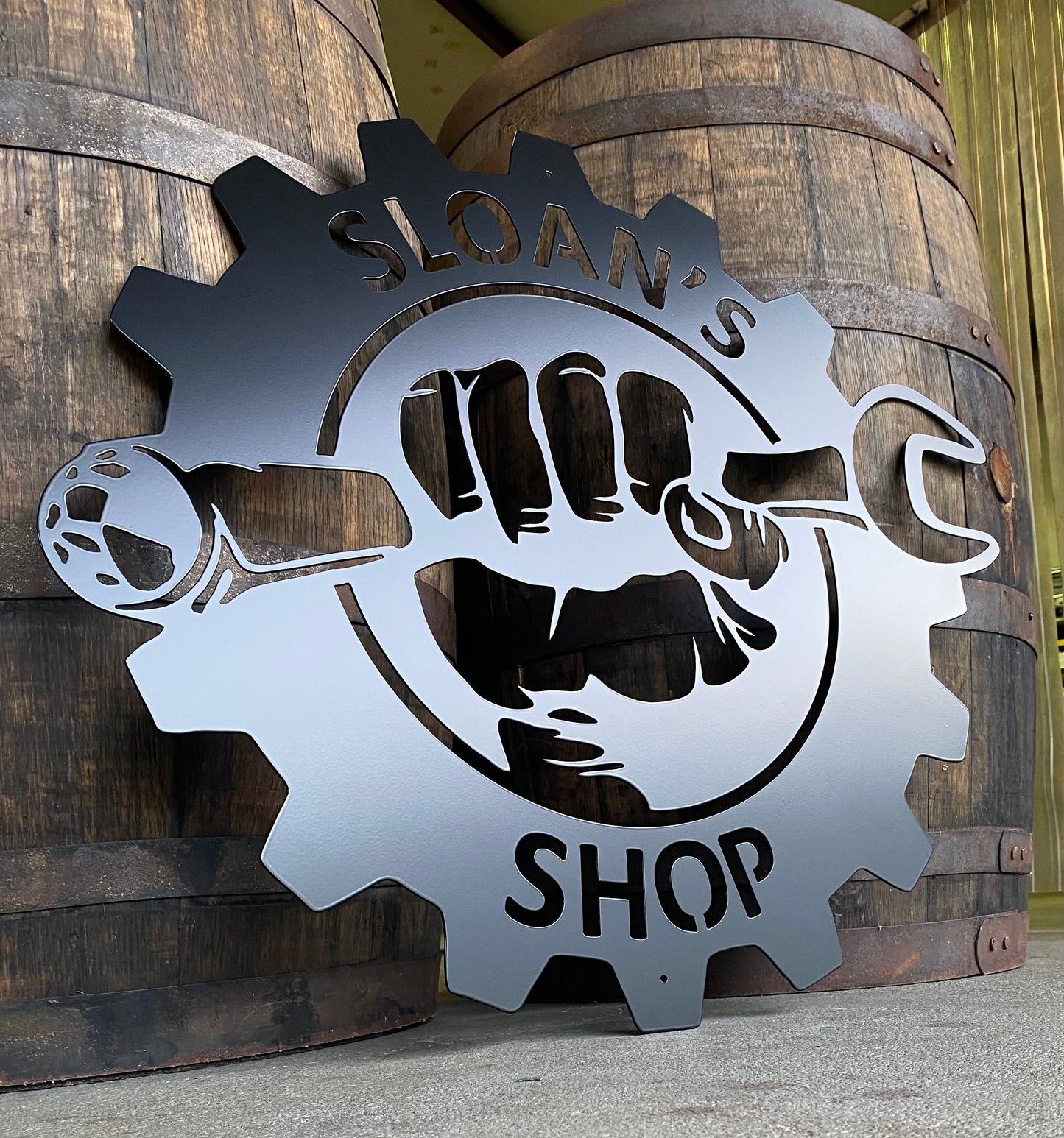Personalized Man Cave Shop Sign, Workshop sign