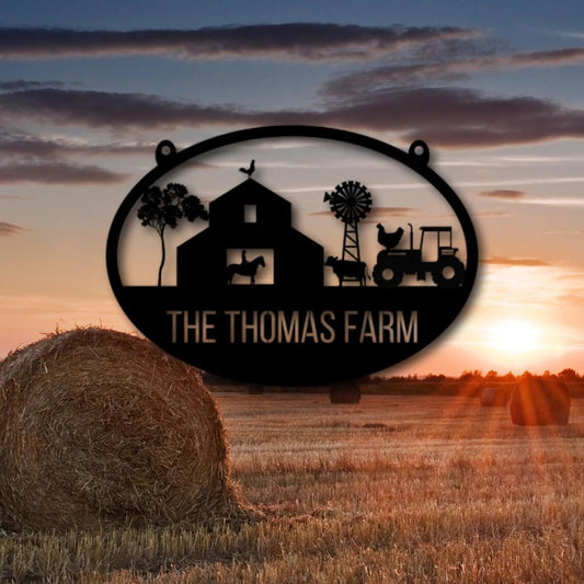 Custom Farm Sign