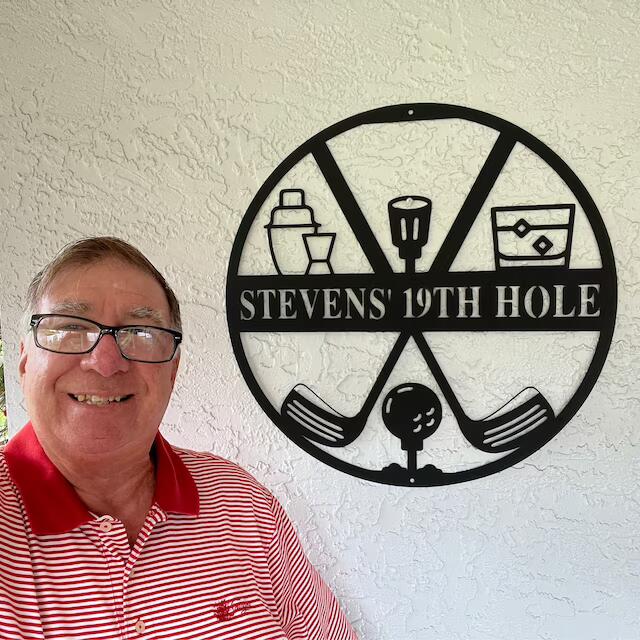 Golf Gifts for Men, Personalized Golf Sign