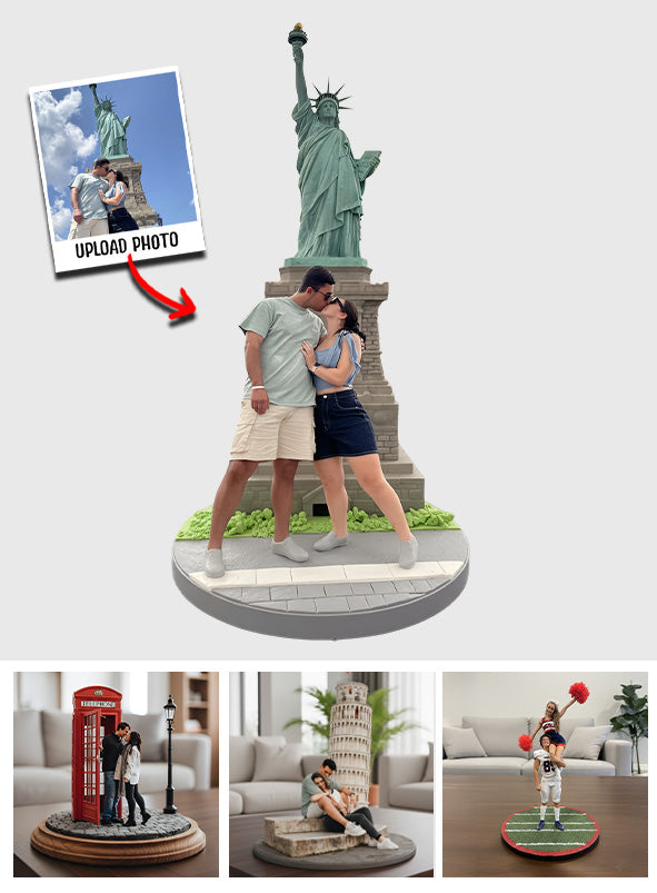 Any Photo Perfect Gift For Couple - Personalized Couple Custom Shaped Acrylic Plaque