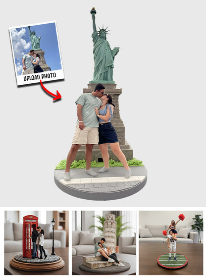 Any Photo Perfect Gift For Couple - Personalized Couple Custom Shaped Acrylic Plaque