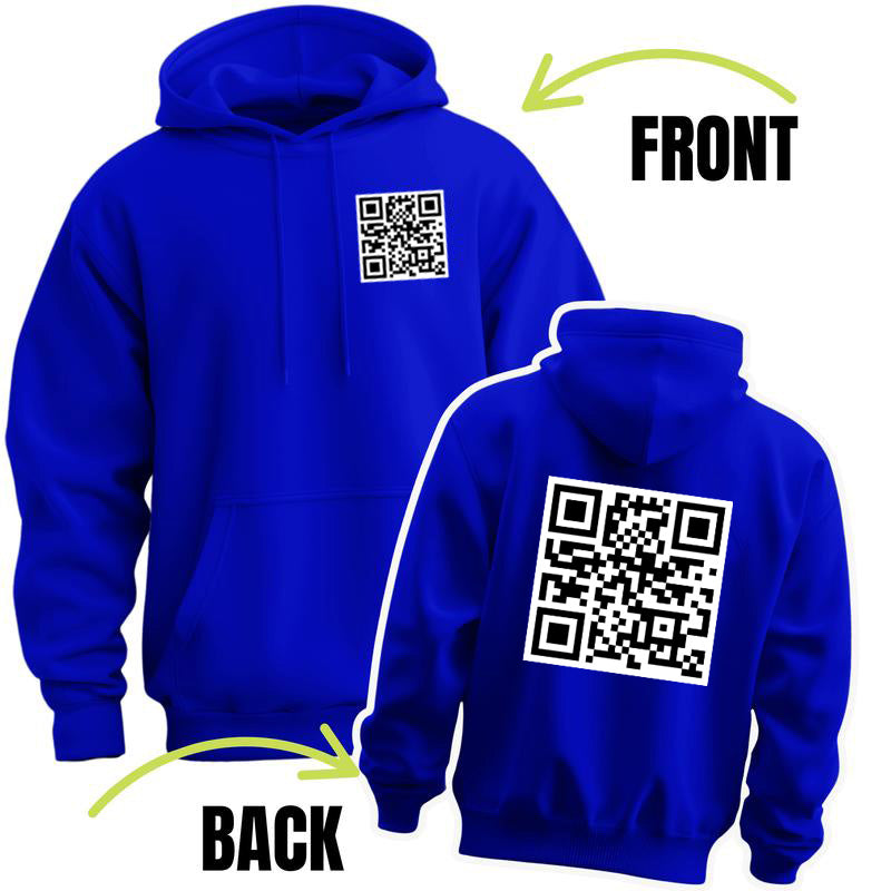 Funny FU QR Code Hoodie