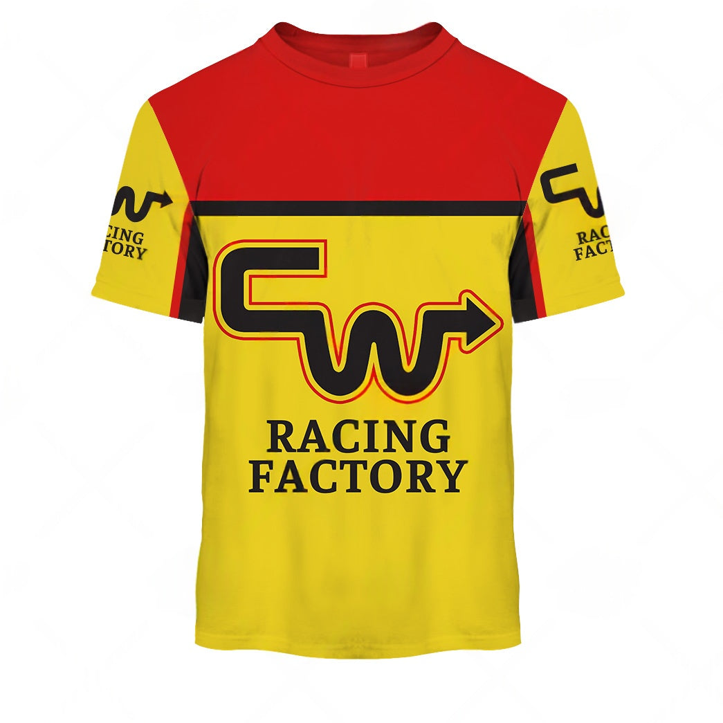 Personalize BMX CW Racing Factory Vintage Retro Yellow Jersey