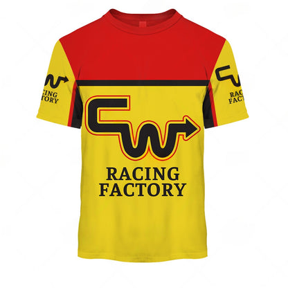 Personalize BMX CW Racing Factory Vintage Retro Yellow Jersey
