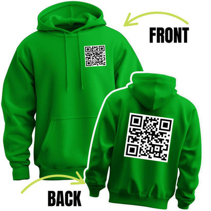 Funny FU QR Code Hoodie