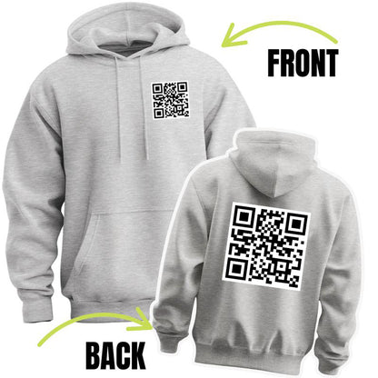 Funny FU QR Code Hoodie
