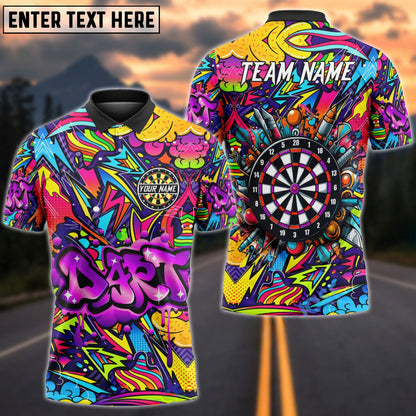 Darts Graffiti Gunners Personalized Name, Team Name Shirt