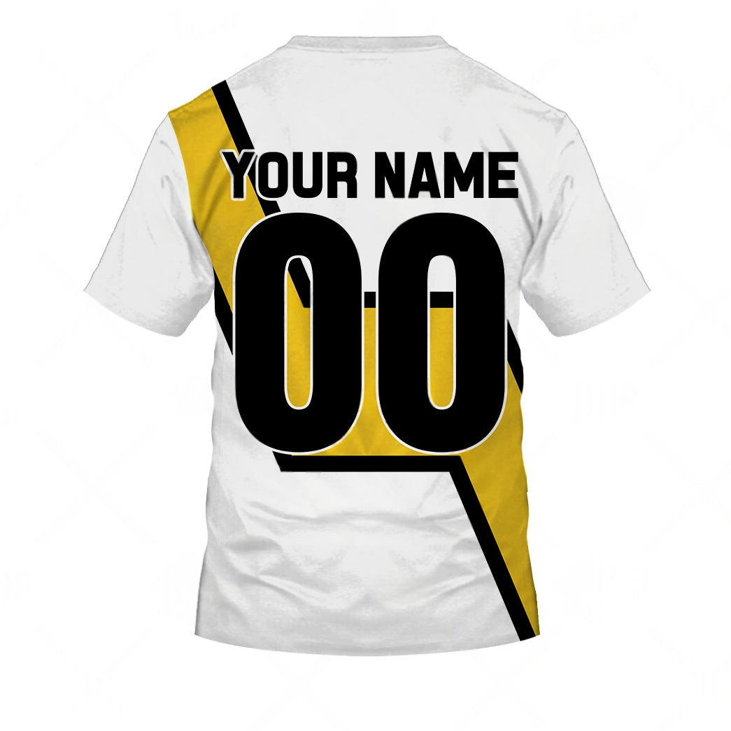 Personalize BMX GT USA Facatory Racing Team Vintage Retro White Jersey