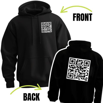 Funny FU QR Code Hoodie