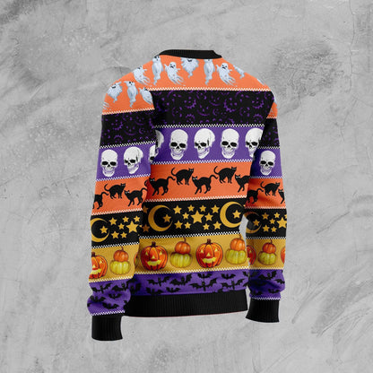 Skull Creepy Christmas Ugly Christmas Sweater
