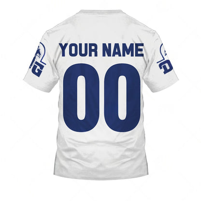 Personalize BMX DG Racing Team Classic Vintage Retro White Jersey