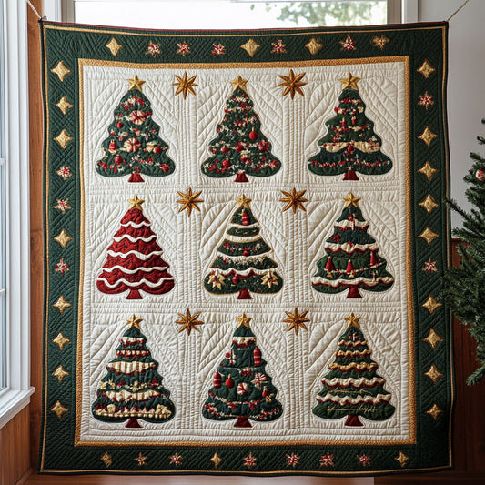 Tree Christmas Quilt Blanket
