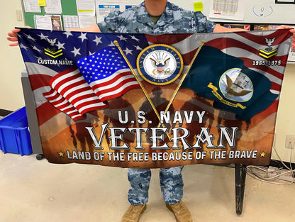 U.S. Navy - Flying Flag