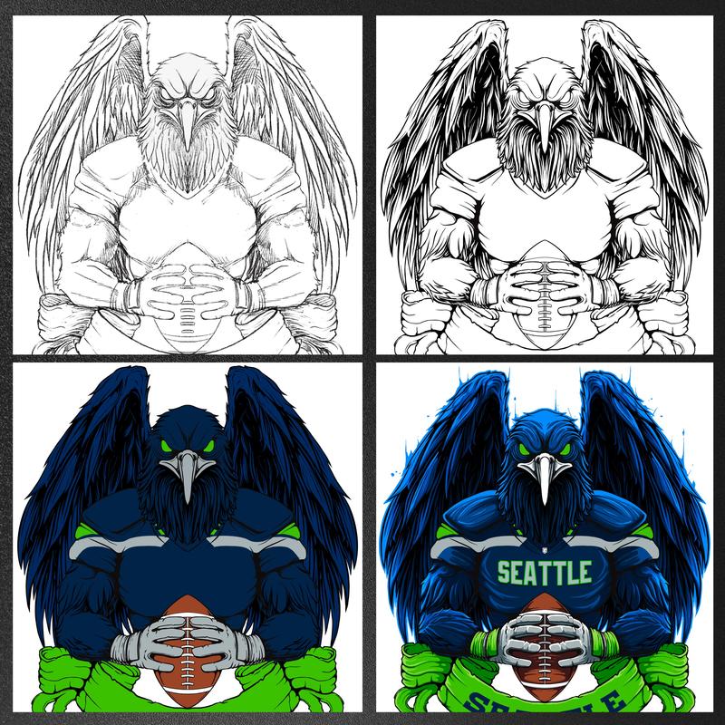 Seattle Football T-Shirt