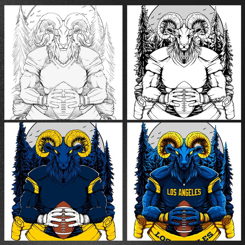 Los Angeles Football T-Shirt