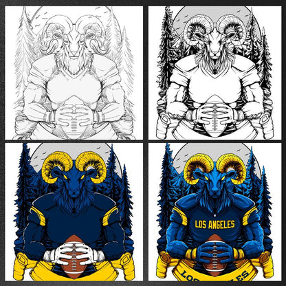 Los Angeles Football T-Shirt