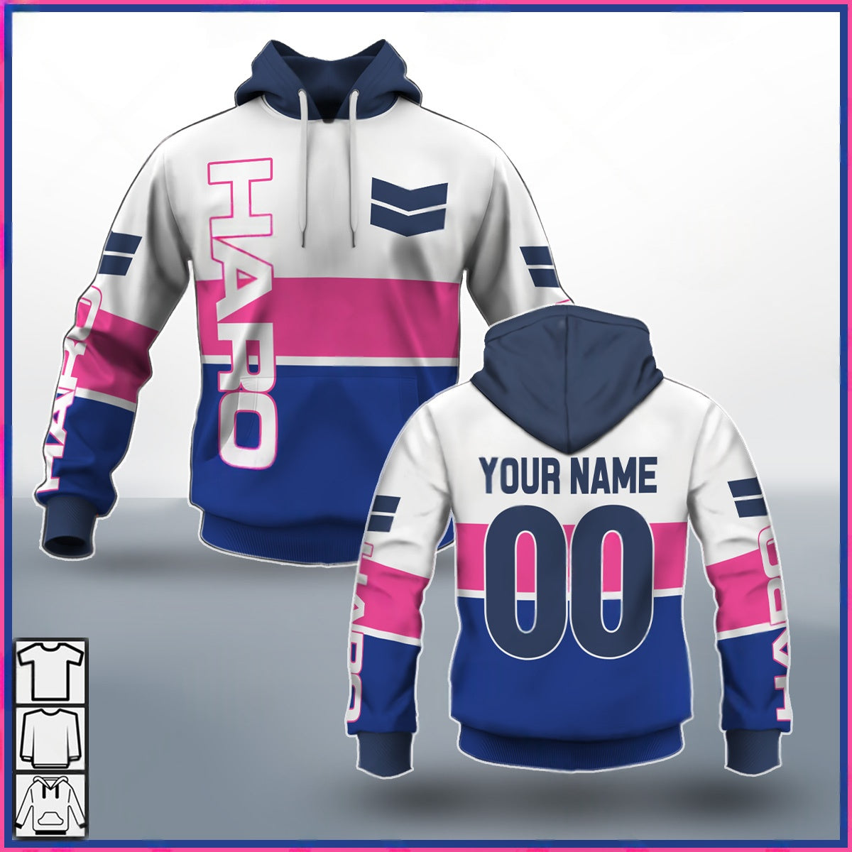 Personalize Haro Racing BMX Old School Classic Vintage Jersey Collection