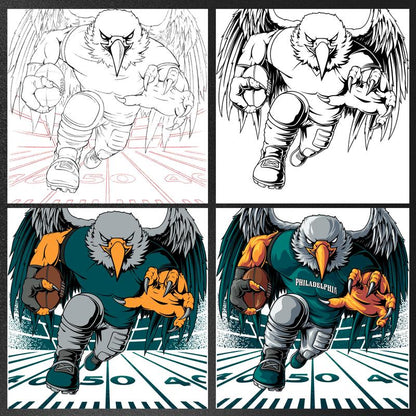 Philadelphia Rush Football T-Shirt